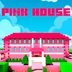 Pink Princess House Craft Game MOD APK (Remove ads, Mod speed)