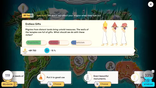 Religion Inc. The game god sim MOD APK (Remove ads, Premium, Plus, Mod Menu) v1.3.7.00 screenshot 6