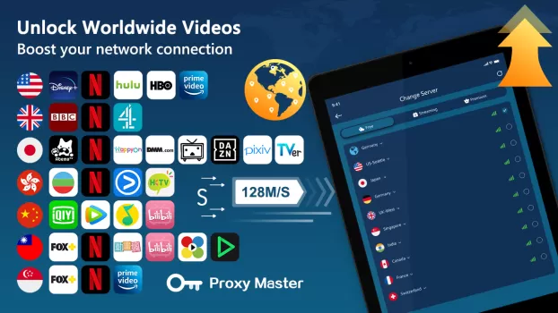 Super VPN Proxy - Proxy Master MOD APK (Unlocked, Premium) v3.7.7 screenshot 5