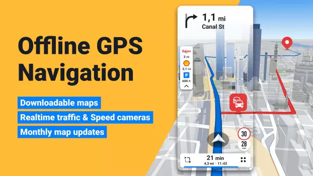 Sygic GPS Navigation & Maps MOD APK (Unlocked, Premium) v24.5.1-2343 screenshot 1