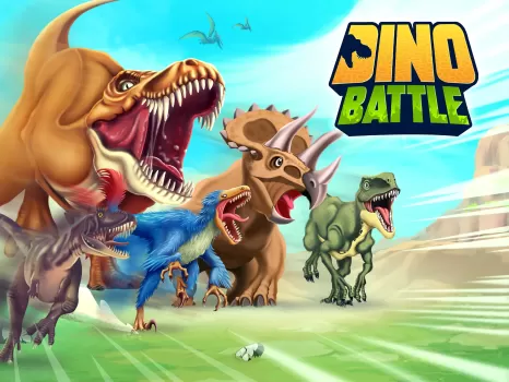 Dino Battle MOD APK (Remove ads, Unlimited money, Mod speed) v15.02 screenshot 1