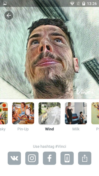 Vinci – AI photo filters
