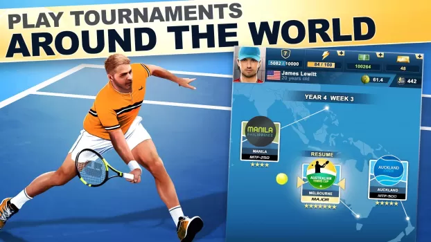 TOP SEED Tennis Manager 2024 MOD APK (Unlimited money) v2.65.1 screenshot 1