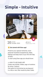 Diaro - Diary Journal Notes MOD APK (Unlocked, Premium) v3.93.3 screenshot 2