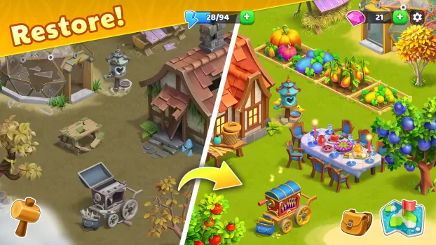 Bermuda Adventures Farm Island MOD APK (Unlimited money, Mod Menu) v1.19.0 screenshot 3