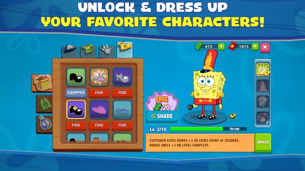 SpongeBob: Krusty Cook-Off MOD APK (Unlimited money) v5.6.1 screenshot 6