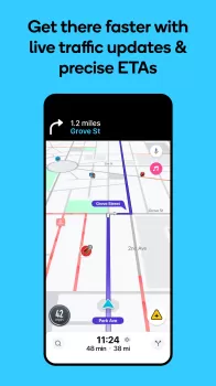 Waze Navigation & Live Traffic MOD APK (Unlocked) v4.107.90.900 chuppito release screenshot 1