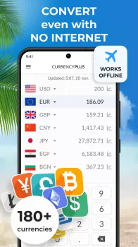 Currency Converter Plus MOD APK (Unlocked) v2.12.0 screenshot 1