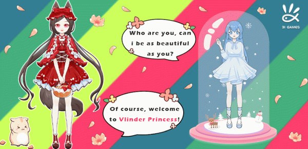 Vlinder Princess Dress up game