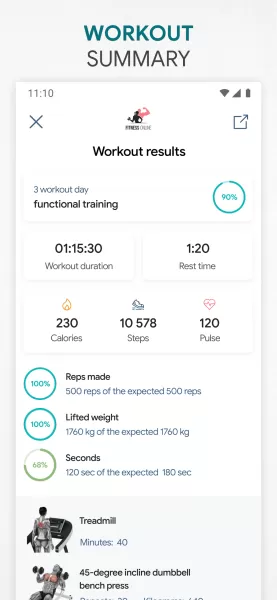Fitness App: Gym Workout Plan