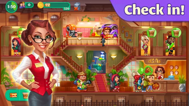 Grand Hotel Mania: Hotel games MOD APK (Free purchase) v4.7.2.5 screenshot 2