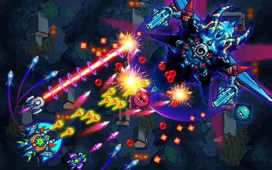 Galaxiga Arcade Shooting Game MOD APK (God Mode, High Damage, Mod speed) v24.98 screenshot 10