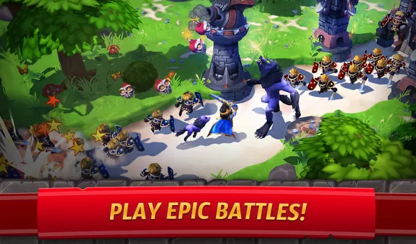 Royal Revolt 2: Tower Defense MOD APK (God Mode, Weak enemy) v10.4.0 screenshot 9