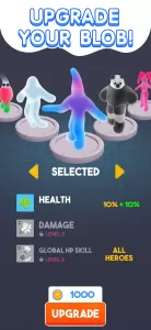 Blob Hero MOD APK (Unlimited money, Mod Menu, God Mode) v2.9.0 screenshot 5