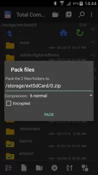 Total Commander - file manager MOD APK (Unlocked) v3.50d screenshot 3