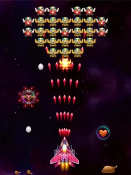 Galaxy Attack: Chicken Shooter MOD APK (Remove ads, Unlimited money) v31.2 screenshot 17