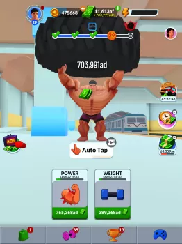 Idle Gym Life: Strong Man MOD APK (Remove ads, Unlimited money) v1.9.5 screenshot 22