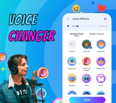 Voice Changer - Voice Effects MOD APK (Unlocked) v1.02.49.1216 screenshot 1