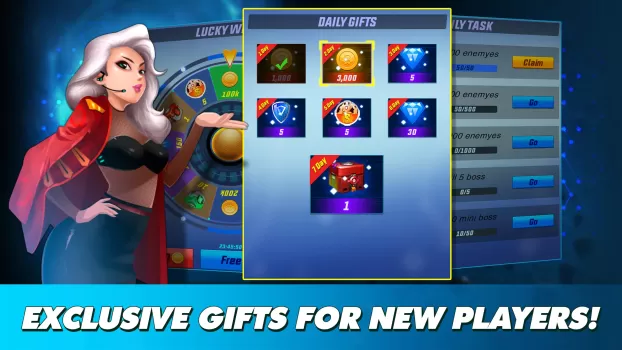 Thunder Fighter Superhero MOD APK (Remove ads, Unlimited money) v10.1 screenshot 4
