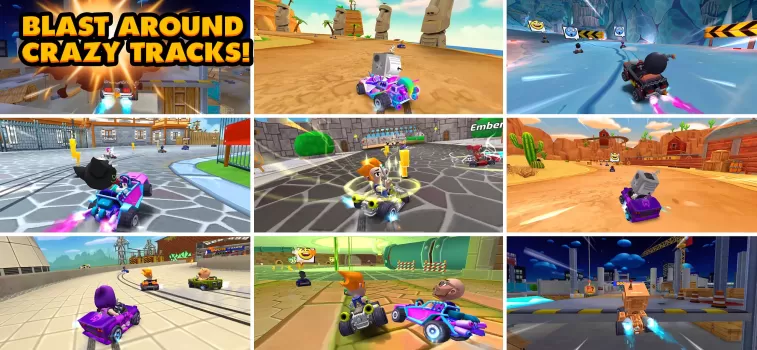 Boom Karts Multiplayer Racing MOD APK (Remove ads, Unlocked, Mod Menu, Mod speed) v1.45.0 screenshot 5