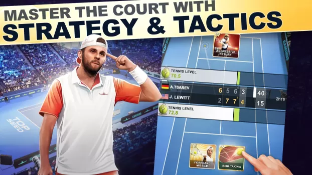 TOP SEED Tennis Manager 2024 MOD APK (Unlimited money) v2.65.1 screenshot 3