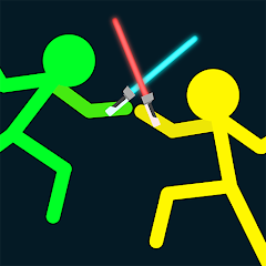 Super Stick Fighting Battle MOD APK (Weak enemy)