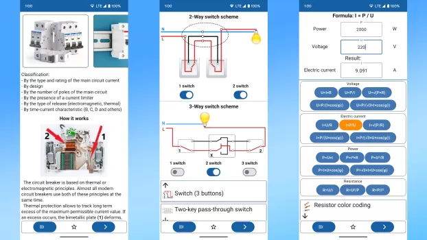 Electricians' Handbook: Manual MOD APK (Free purchase, Unlocked, Pro, Mod speed) v79.0 screenshot 1