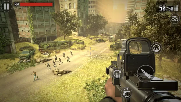 Zombie Sniper War 3 - Fire FPS MOD APK (Unlimited money) v1.495 screenshot 2