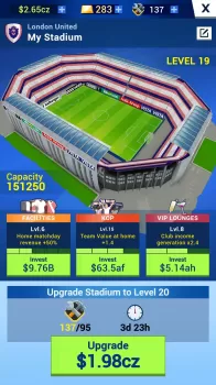 Idle Eleven - Soccer tycoon MOD APK (Unlimited money, Mod Menu, Unlimited) v1.36.3 screenshot 3