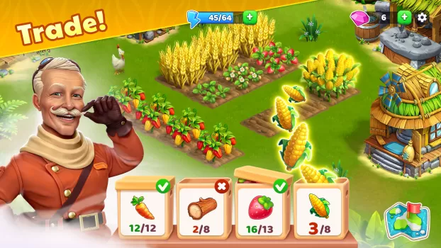 Bermuda Adventures Farm Island MOD APK (Unlimited money, Mod Menu) v1.19.0 screenshot 15