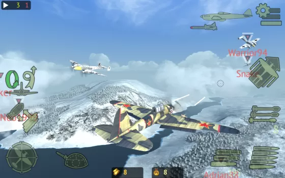 Warplanes: Online Combat MOD APK (Remove ads, Unlimited money, Free purchase, Premium) v1.6.1 screenshot 10