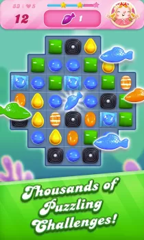 Candy Crush Saga MOD APK (Unlocked) v1.286.1.1 screenshot 3