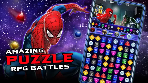 MARVEL Puzzle Quest: Match RPG MOD APK (Remove ads) v302.677972 screenshot 1