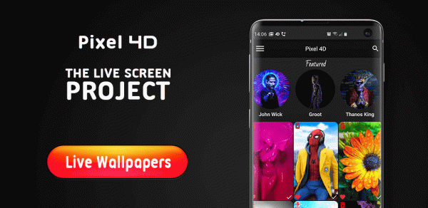 Pixel 4D™ Live Wallpapers