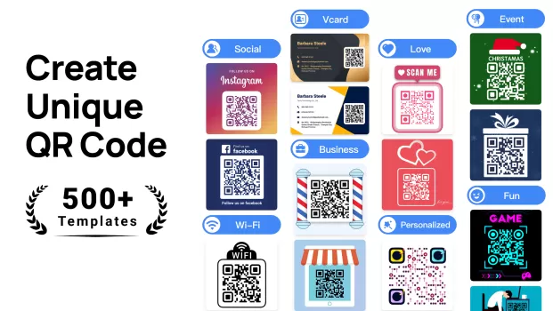 QR Code Generator & QR Maker MOD APK (Unlocked, VIP) v1.02.40.0806 screenshot 1