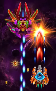 Galaxy Attack: Shooting Game MOD APK (Free purchase, God Mode, High Damage) v59.2 screenshot 14