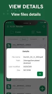 Edit XLSX Spreadsheets Reader MOD APK (Unlocked, Premium) v1.6.9 screenshot 14