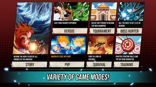 Super Stickman Dragon Warriors MOD APK (Unlimited money) v1.2.4 screenshot 14