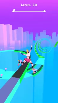 Sky Roller: Rainbow Skating MOD APK (Unlimited money) v1.28.3 screenshot 3