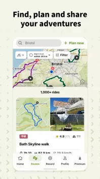 komoot - hike, bike & run MOD APK (Unlocked, Premium) v2024.23.2 screenshot 1