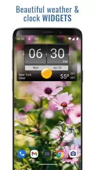 3D Flip Clock & Weather MOD APK (Unlocked, Premium) v7.08.1 screenshot 1