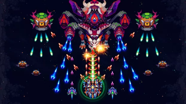 Galaxiga Arcade Shooting Game MOD APK (God Mode, High Damage, Mod speed) v24.98 screenshot 23