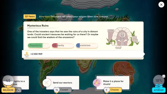 Religion Inc. The game god sim MOD APK (Remove ads, Premium, Plus, Mod Menu) v1.3.7.00 screenshot 3