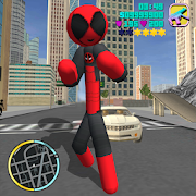 Stickman DeaBPool Rope Hero - Gansters Vegas Crime MOD APK (Free purchase, Mod speed)