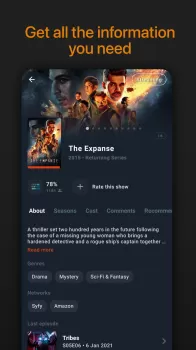 Moviebase: Movies & TV Tracker MOD APK (Unlocked, Premium) v5.0.0 screenshot 3