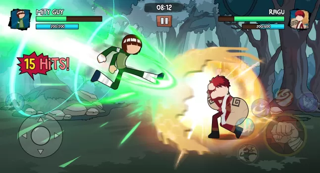 Stick Ninja Fight MOD APK (Paid for free, Unlimited money, Unlocked) v0.5.7 screenshot 1