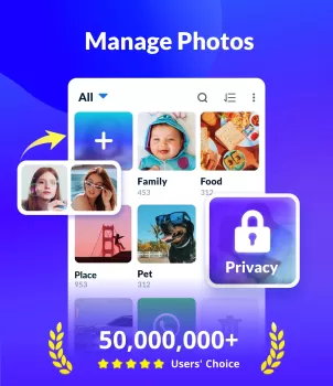 Gallery - Album, Photo Vault MOD APK (Remove ads, Paid for free, Unlocked, Premium, Optimized) v1.9.0 screenshot 1