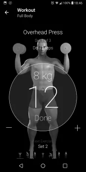 Dumbbell Home Workout MOD APK (Unlocked, Premium) v5.06 screenshot 2