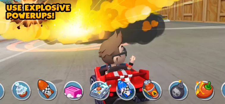 Boom Karts Multiplayer Racing MOD APK (Remove ads, Unlocked, Mod Menu, Mod speed) v1.45.0 screenshot 4