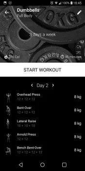 Dumbbell Home Workout MOD APK (Unlocked, Premium) v5.06 screenshot 1